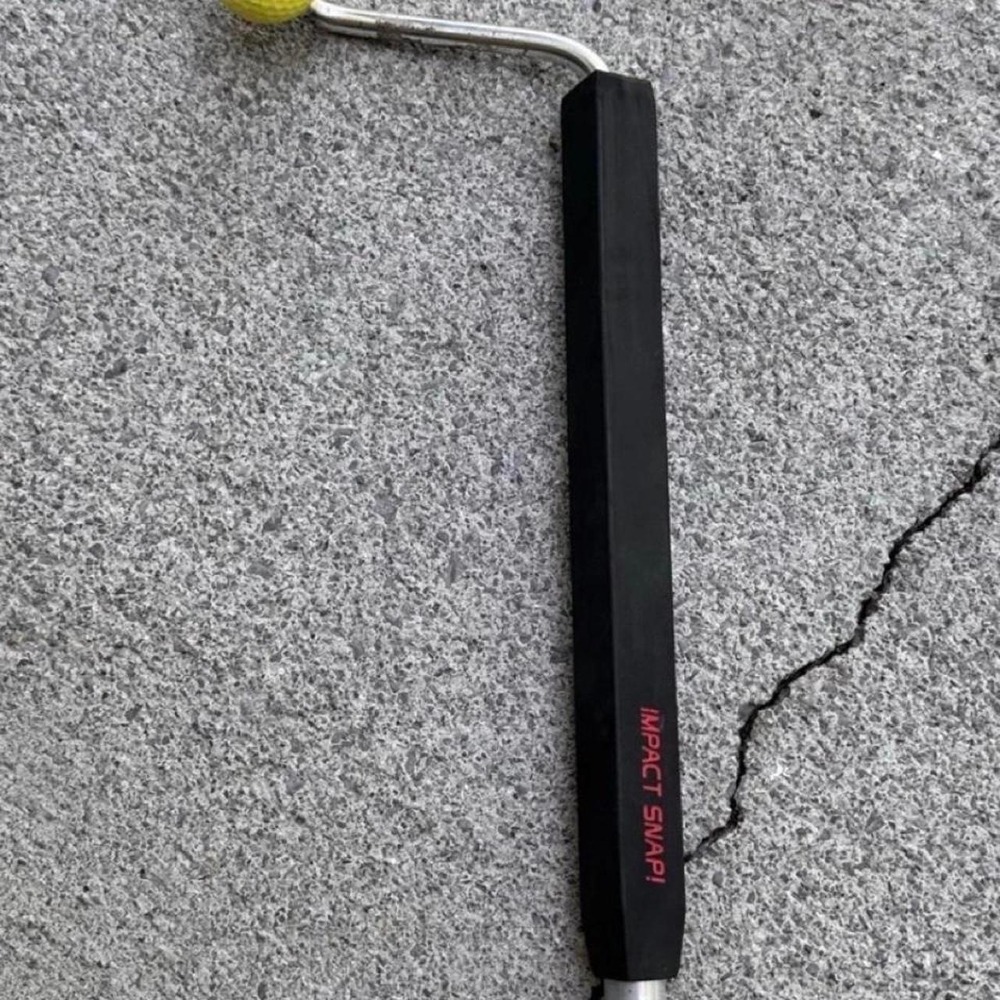 Impact Snap Golf Swing Impact Swivel Trainer Training Aid Black Yellow